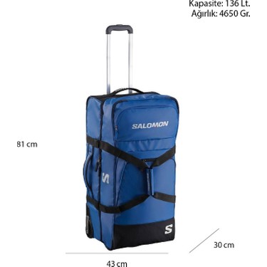 Salomon Race Trip Container 130L Unisex Mavi Bavul Fiyatı