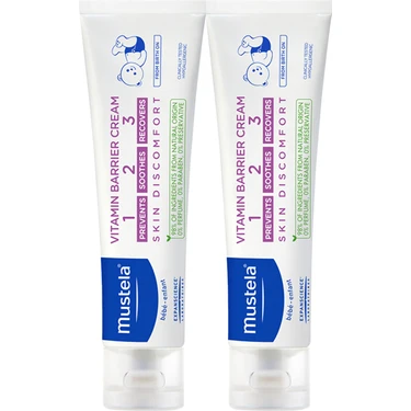 Mustela Vitamin Barrier 1-2-3 Cream Pişik Önleyici Krem 50 ml 2