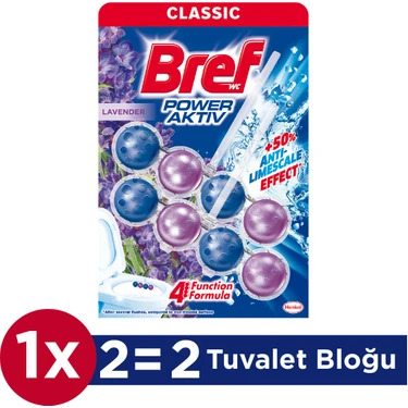 Bref WC Power Aktiv Duopack Katı Tuvalet Bloğu