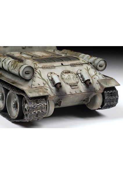 1/35 Russian SU-122 Self Propeııed Gun Plastik Tank Maket Kiti, Demonte Hobi Seti