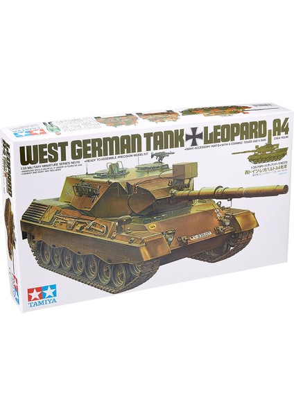 1/35 German Leopard A4 Plastik Tank Maket Kiti, Demonte Hobi Seti