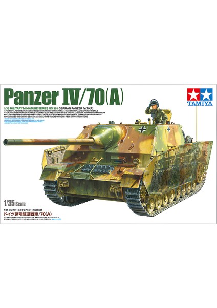 1/35 German Panzer Iv 70(A) Plastik Tank Maket Kiti, Demonte Hobi Seti