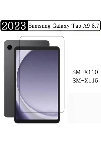 Samsung Galaxy Tab A9 8.7 Inç Nano Kırılmaz Ekran Koruyucu Şeffaf Cam Tam Uyumlu SM-X110