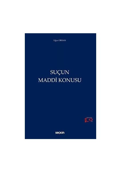 Suçun Maddi Konusu - Uğur Orhan