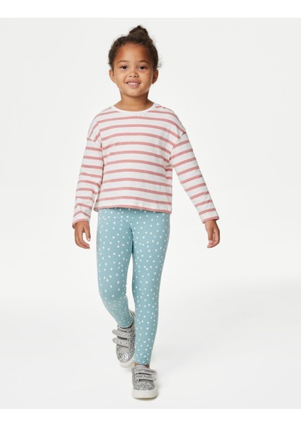 3'Lü Regular Fit Legging Tayt