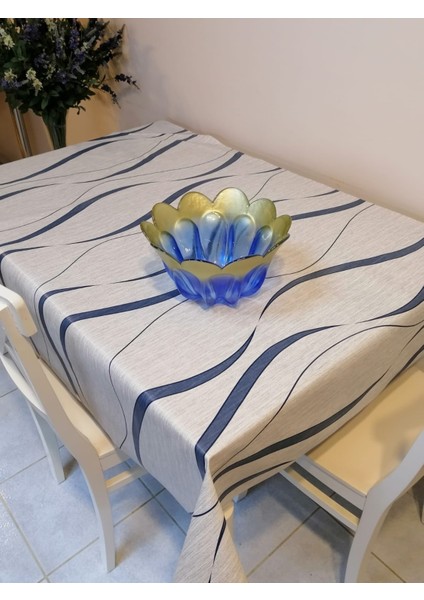 Elyaflı Pvc Muşamba - Desenli Silinebilir Masa Örtüsü