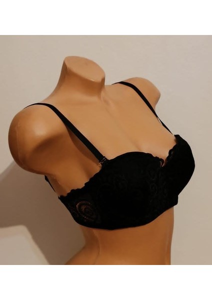 Straplez Bralet Sütyen Beden 85B Renk Siyah