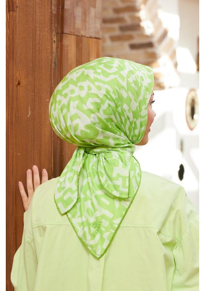 Colorday Mono Soft Eşarp Açık Yeşil 1152-06