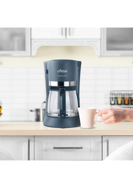 CG7114 Capriccio Amerikan Kahve Makinesi, 6 Fincan, Güç 600 W