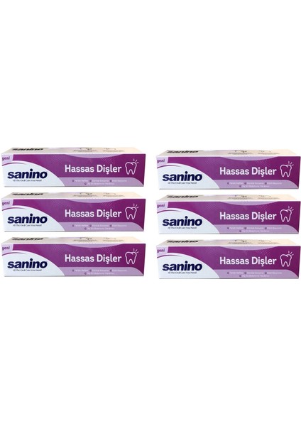 Diş Macunu Hassas Dişler x 6 Adet