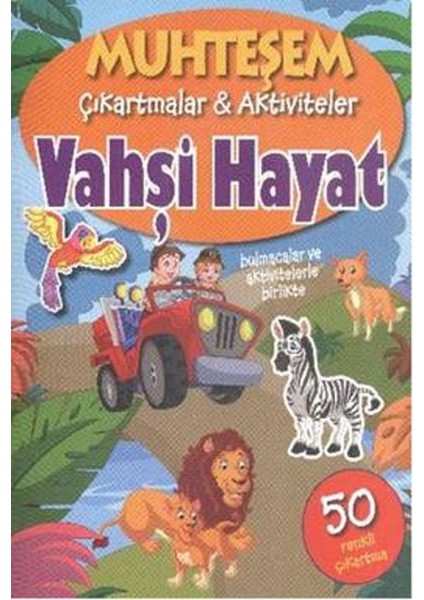 Muhteşem Çıkartmalar Aktiviteler Vahşi HAYAT2020