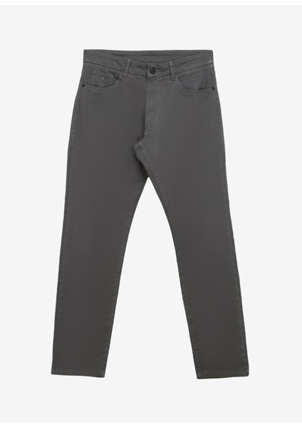Normal Bel Boru Paça Comfort Fit Antrasit Erkek Pantolon 4A0124100062