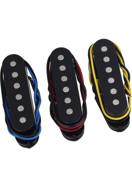 3x Bakır Gitar Manyetikleri Elektro Gitar Aksesuarları Için Köprü Manyetikleri Siyah (Yurt Dışından) fırsatları