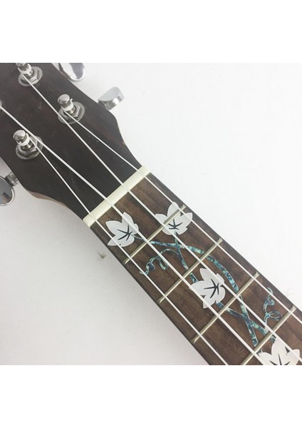 Ukulele Çıkartmaları Dekoratif Klavye Ahşap Gitar Çıkartma (Yurt Dışından)