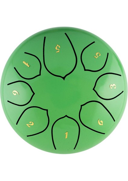 6 Inç 8 Not Çelik Davul Vurmalı Çalgı Davul, Davul Açık Yeşil (Yurt Dışından) modelleri