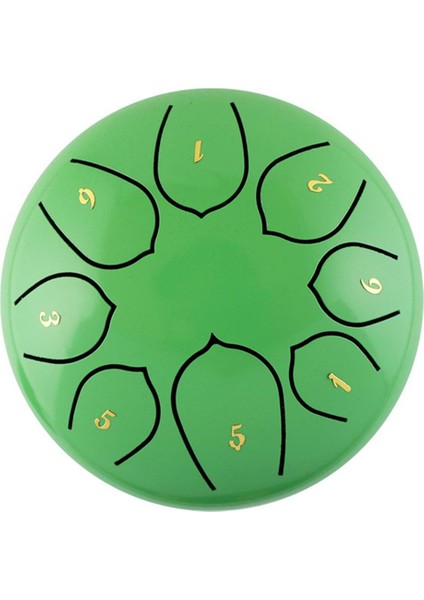 6 Inç 8 Not Çelik Davul Vurmalı Çalgı Davul, Davul Açık Yeşil (Yurt Dışından) indirimleri