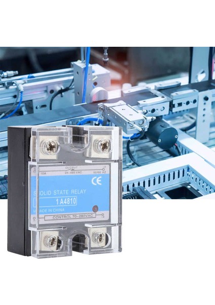 Röle Tek Fazlı Katı Hal 70-280VAC Giriş 24-480VAC Yük Ac-Ac Ssr Cnc Makineleri Için Elektrik Ekipmanları (Yurt Dışından) fiyatları
