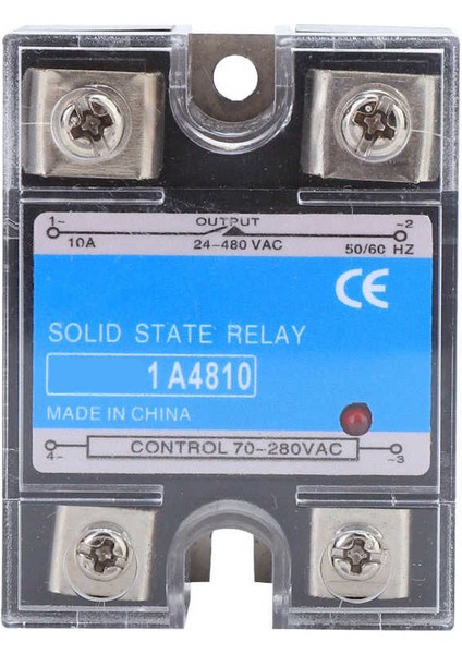 Röle Tek Fazlı Katı Hal 70-280VAC Giriş 24-480VAC Yük Ac-Ac Ssr Cnc Makineleri Için Elektrik Ekipmanları (Yurt Dışından) fırsatları