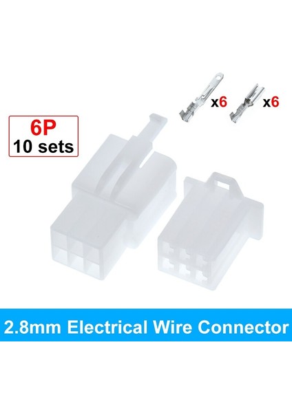 10 Takım/grup 2.8mm 2/3/4/6/9 Pin Otomotiv 2.8 Elektrik Teli Konnektörü Erkek Dişi Kablo Terminal Fişi Kitleri Motosiklet Ebike Araba (Yurt Dışından)