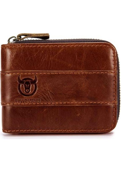 Bullcaptain Rfıd Antimagneticvintage Hakiki Deri 11 Kart Yuvaları Para Çantası Cüzdan Erkekler Için (Yurt Dışından)