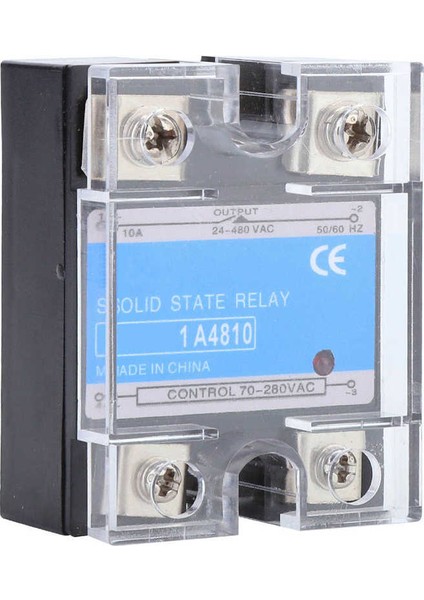 Röle Tek Fazlı Katı Hal 70-280VAC Giriş 24-480VAC Yük Ac-Ac Ssr Cnc Makineleri Için Elektrik Ekipmanları (Yurt Dışından) indirimleri