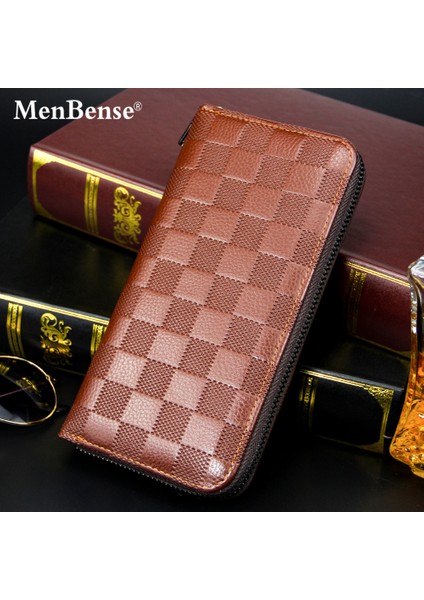 Ekose Yeni Erkek Fermuarlı El Çantası Uzun Rahat Büyük Kapasiteli Erkek Cüzdanı Aliexpress'da (Yurt Dışından) fiyatları