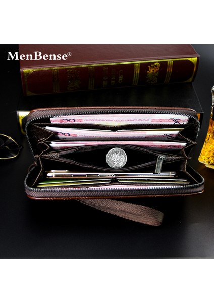 Ekose Yeni Erkek Fermuarlı El Çantası Uzun Rahat Büyük Kapasiteli Erkek Cüzdanı Aliexpress'da (Yurt Dışından) fırsatları
