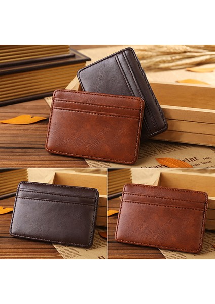 Bifold Cüzdan Büyük Kapasiteli Katlamalı Kart Yuvaları Kart Yuvaları Günlük Için Ince Sihirli Cüzdan (Yurt Dışından) fırsatları