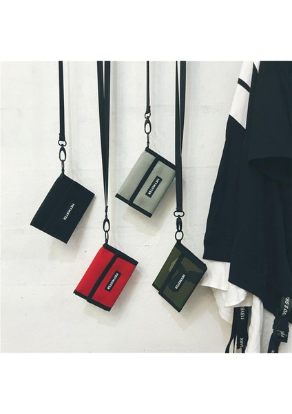 Gelgit Marka Kamuflaj Rahat Kız Öğrenci Küçük Çanta Spor Cüzdan Kadın Kore Versiyonu Erkek Kişilik Kısa Trend Bozuk Para Cüzdanı Cüzdan (Yurt Dışından)