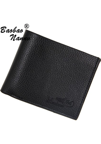 Yumuşak Erkek Cüzdan 2019 Yeni Kısa Stil Para Çantası Debriyaj Para Çanta Kredi Kartı Sahipleri Erkek Vintage Çantalar Küçük Erkek Cüzdan (Yurt Dışından)