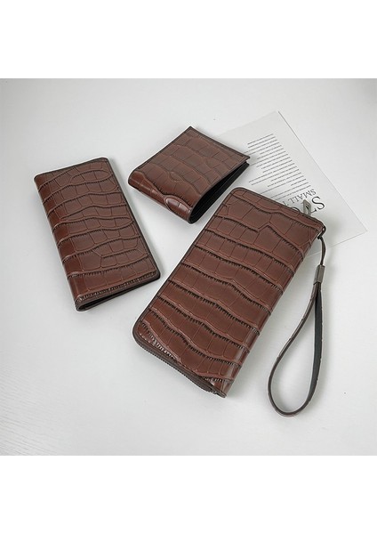 Yeni Erkek Cüzdan Uzun Taş Desen Iş Bileklik Kabartmalı Dikey Kısa Açık Takım Çantası Monederos Artı Yumuşak Cüzdan (Yurt Dışından) fırsatları