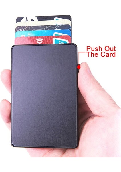 Dıenqı Anti Rfid Kart Tutucu Mini Cüzdan Ince Ince Cüzdan Erkekler Kadınlar Için Küçük Sihirli Cüzdan Erkek Akıllı Çanta 2021 Cüzdan Billetera (Yurt Dışından)