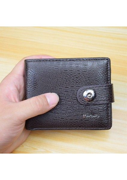 Erkek Cüzdan El Çantası Kısa Çile Cüzdan Erkek Deri Porto Feuille Homme Futebol Cüzdan Carteira Masculina Ince Port Para (Yurt Dışından)