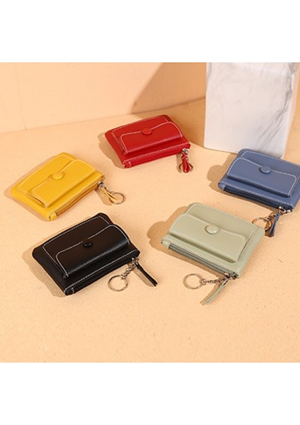 Kadın Cüzdan Kısa Fermuar Bozuk Para Cüzdanı Moda Cüzdan Kadın Erkek Kart Sahibinin Küçük Para Çantası Kadın Mini Debriyaj Cüzdan Kılıf (Yurt Dışından) modelleri