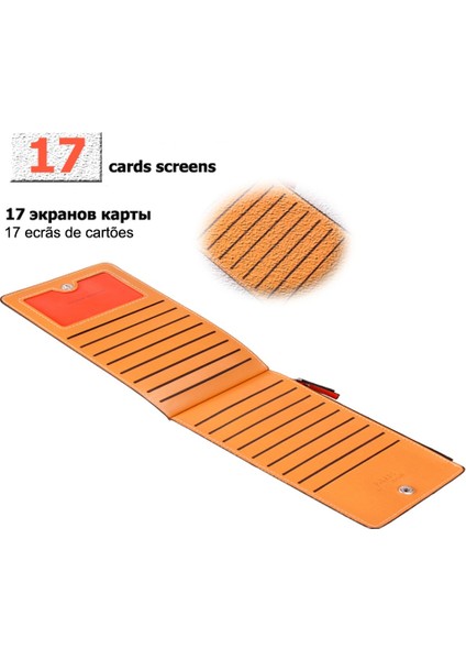 Fermuar Ince Uzun Ince Kadın Erkek Cüzdan Bayan Kadın Erkek Bozuk Para Cüzdanı Debriyaj Çanta Cüzdan Para Cuzdan Kartvizitlik Vallet (Yurt Dışından) modelleri