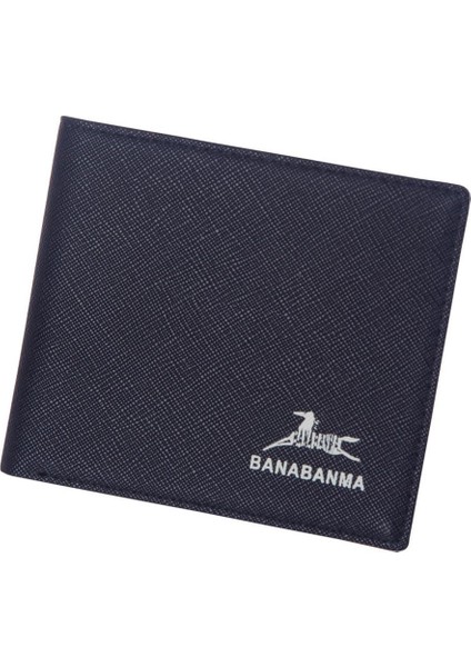 Banabanma Yeni Cüzdan Erkek Kısa Trend Çapraz Desen Kore Versiyonu Düz Renk Yumuşak Cüzdan Erkek Tek Parça Saç (Yurt Dışından)