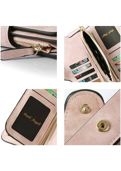Kadın Kart Tutucu Uzun Bayan Debriyaj Çanta Carteira Feminina Sonsuza Kadar Marka Bozuk Para Cüzdanı Pu Deri Kadın Çanta Bayanlar Cüzdan (Yurt Dışından) fırsatları