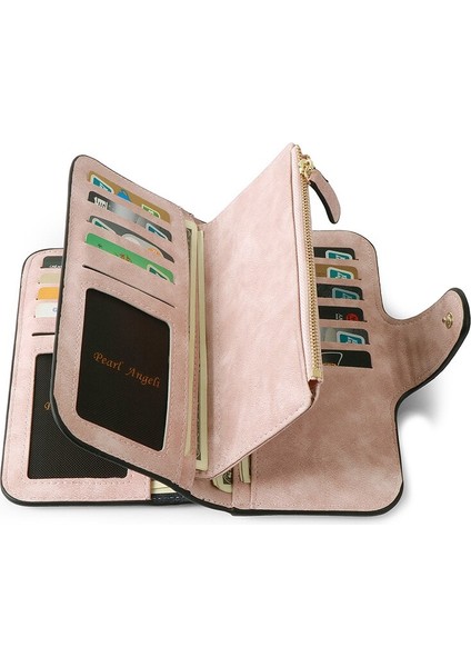 Kadın Kart Tutucu Uzun Bayan Debriyaj Çanta Carteira Feminina Sonsuza Kadar Marka Bozuk Para Cüzdanı Pu Deri Kadın Çanta Bayanlar Cüzdan (Yurt Dışından) indirimleri