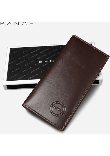 Bange Yeni Erkek Cüzdan Kore Pu Cüzdan Çanta Basit Moda Bilet Klipsi Çoklu Kart Yuvası Uzun Cüzdan (Yurt Dışından) fırsatları