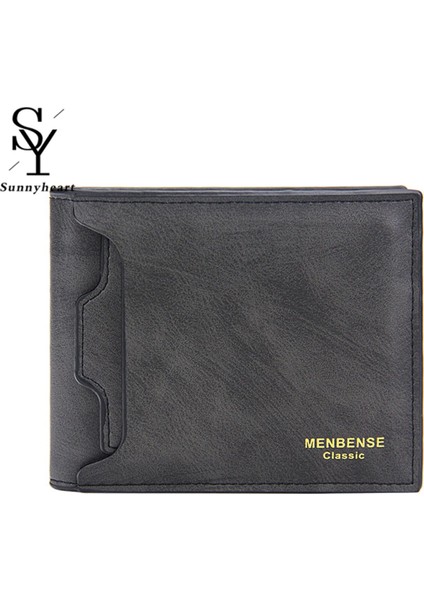 Sunnyheart Cep Cüzdanı Ince Gündelik Ikiye Katlanmış Erkek Para Çantası (Yurt Dışından) modelleri