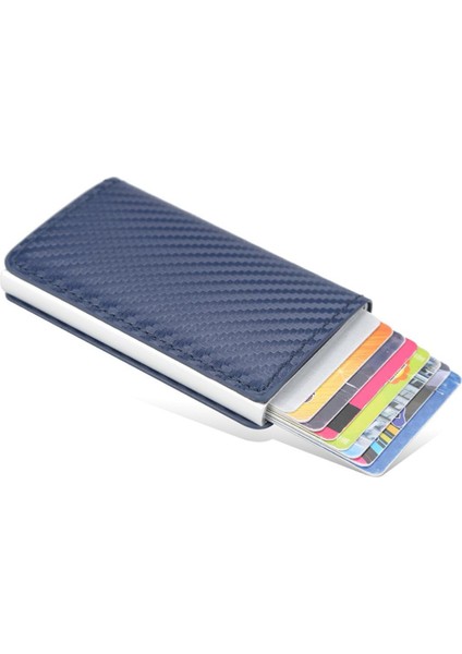 Erkekler Akıllı Cüzdan Rfid Anti-Manyetik Kart Sahipleri Pu Deri Çanta Kadın Çantalar Mini Cüzdan Kredi Kartı Tutucu Akıllı Cüzdan (Yurt Dışından)