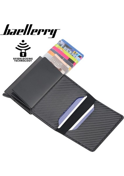 Erkekler Akıllı Cüzdan Rfid Anti-Manyetik Kart Sahipleri Pu Deri Çanta Kadın Çantalar Mini Cüzdan Kredi Kartı Tutucu Akıllı Cüzdan (Yurt Dışından)