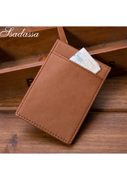 Erkek Pu Deri Kısa Cüzdan Para Nakit Çanta Billfold Cep Kredi Kartı Tutucu Kapak Yepyeni ve Kaliteli (Yurt Dışından)