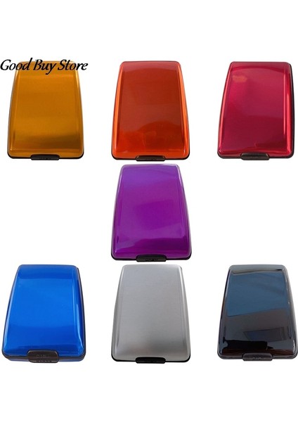 Iş Çantaları Güvenli Güvenli Rfid Kartlıklı Cüzdan Erkek Kadın Alüminyum Alaşımlı Çanta Kredi Bankası Metal Koruyucu Kapak Bozuk Para Cüzdanı (Yurt Dışından) modelleri