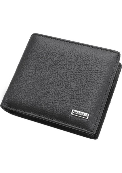 Microgood Iş Adamları Çok Yuvalı Suni Deri Bifold Kısa Cüzdan Kart Nakit Tutucu Çanta (Yurt Dışından)