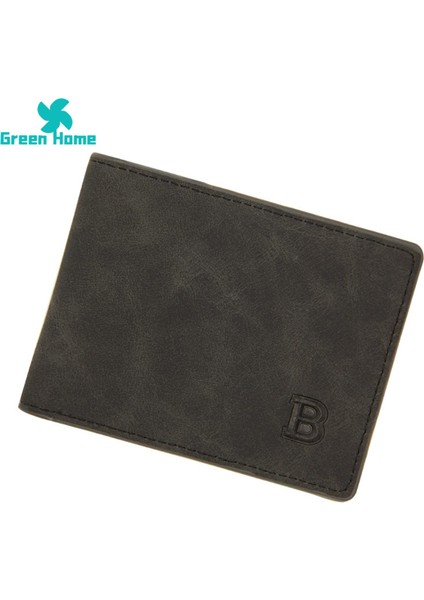 Green Home Ince Cüzdan Kısa Düz Renk Günlük Ikiye Katlanmış Erkek Seyahat Cüzdanı (Yurt Dışından) fiyatları