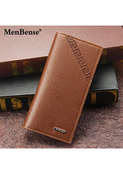 Menbense Yeni Erkek Cüzdan Uzun Moda Kabartmalı Manyetik Snap Artı Çevresi Çanta Çoklu Kart Yuvaları Erkek Cüzdan (Yurt Dışından)