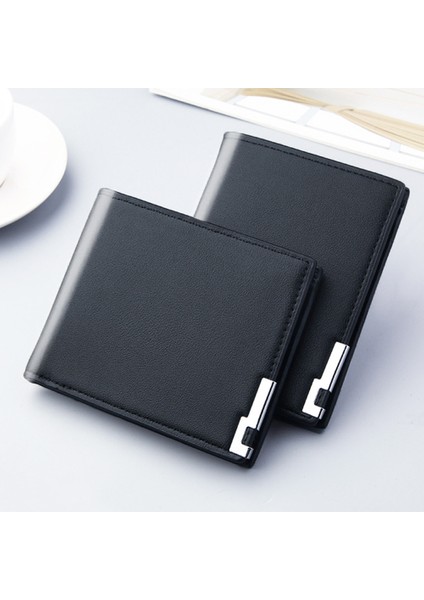 Erkek Pu Deri Kısa Cüzdan Çoklu Kart Yumuşak Deri 2 Katlı Cüzdan Özel Günler Için Mükemmel Hediyeler (Yurt Dışından) indirimleri