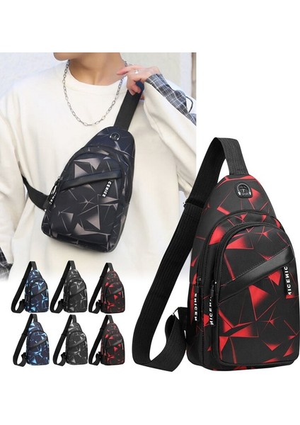 Erkekler Için Omuz Crossbody Çanta Kısa Seyahat Messenger Göğüs Çantası Işık Açık Spor Rekreasyon Severler Tek Omuz Çantası (Yurt Dışından) fiyatları