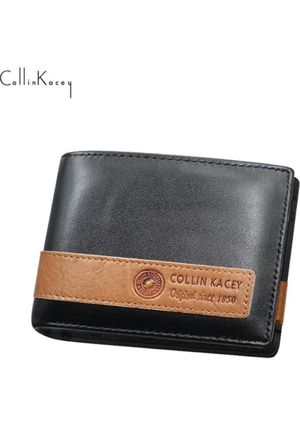 Yeni Erkek Deri Cüzdan Retro Rahat Belge Çantası Moda Kısa Iş Çoklu Kart Cüzdan Fabrikası (Yurt Dışından)